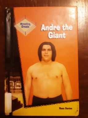 Andre the Giant Wrestling Greats Paperback Book - Orange Cover